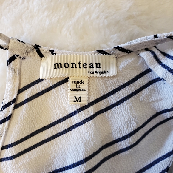 Monteau stripes jumpsuit (M) - Picture 5 of 5